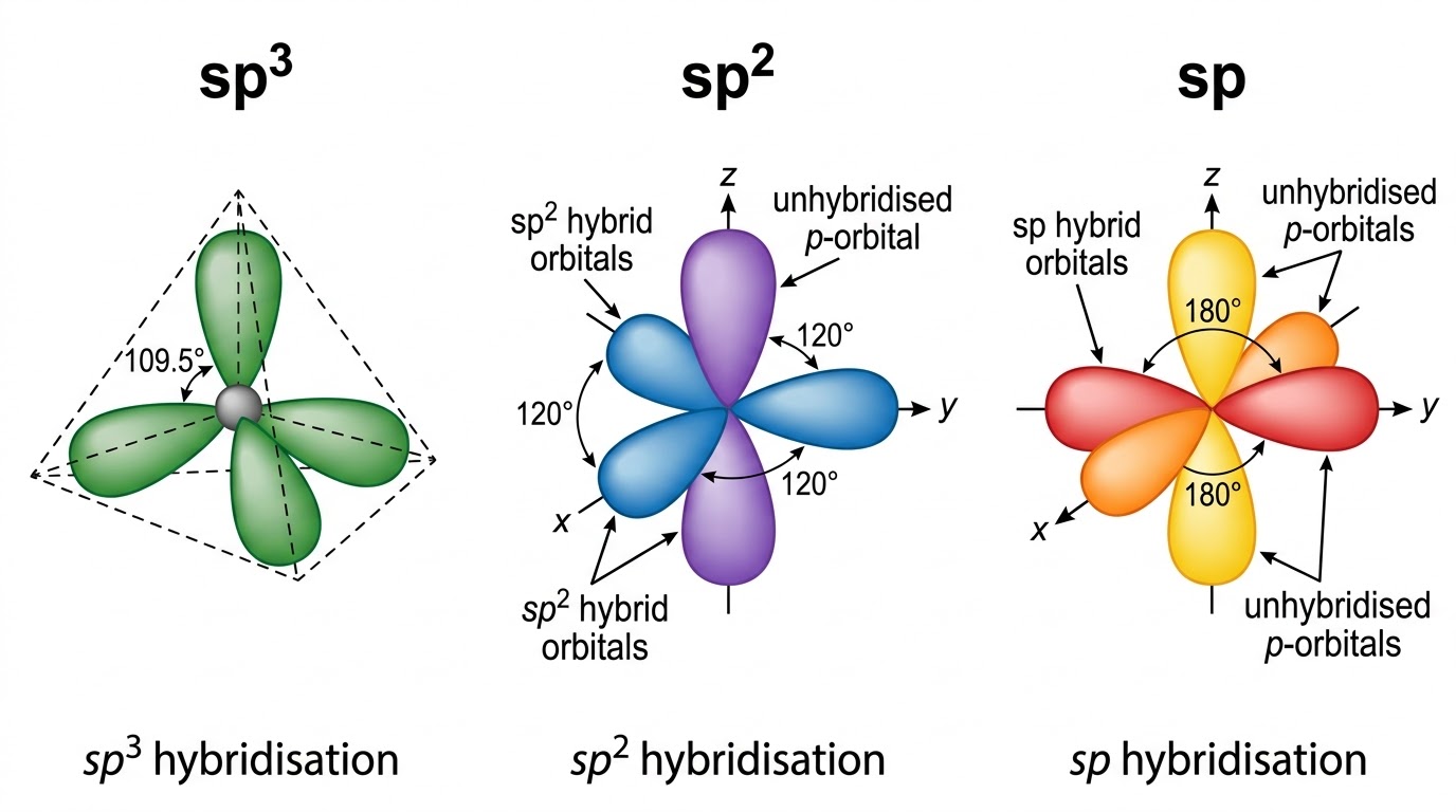 Orbital Hybrid Diagrams